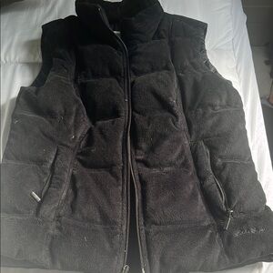 Black Eddie Bauer goose down vest